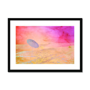 Parasol on Kure Beach A4 Framed & Mounted Print