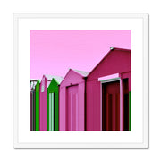 Buildings at Port Edgar B7 Framed & Mounted Print