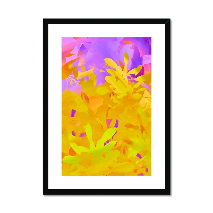 Leaves E1 Framed & Mounted Print