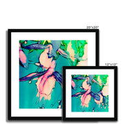 Fuchsias A1 Framed & Mounted Print