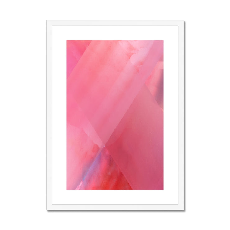 Brushstrokes B4 Framed & Mounted Print