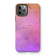 Pelicans in Flight A1 Tough Phone Case