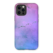 Pelicans in Flight A4 Tough Phone Case