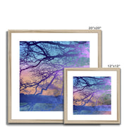 Trees on the Horizon A5 Framed & Mounted Print