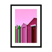 Buildings at Port Edgar B7 Framed & Mounted Print