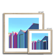 Buildings at Port Edgar B4 Framed & Mounted Print