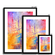 Fishing Boats A2 Framed & Mounted Print