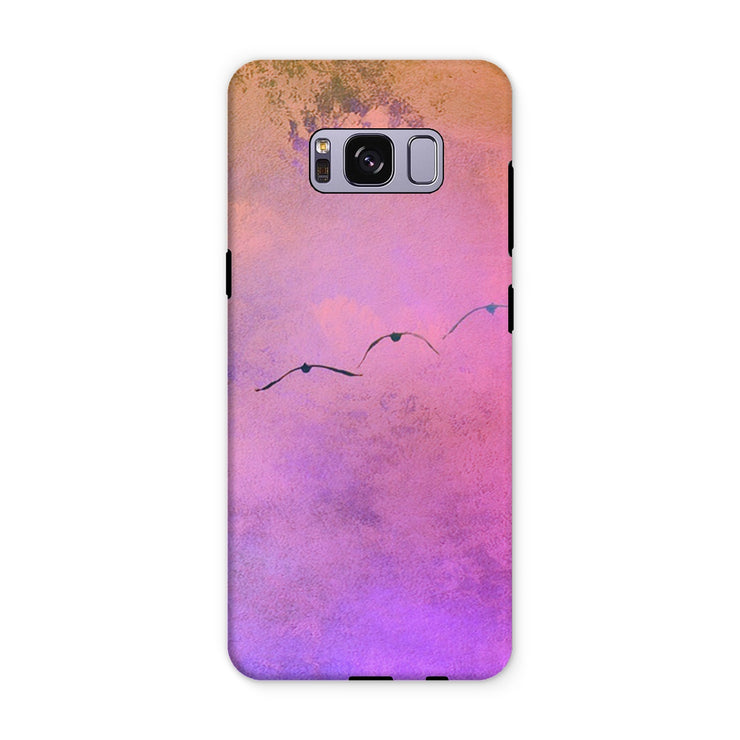 Pelicans in Flight A1 Tough Phone Case