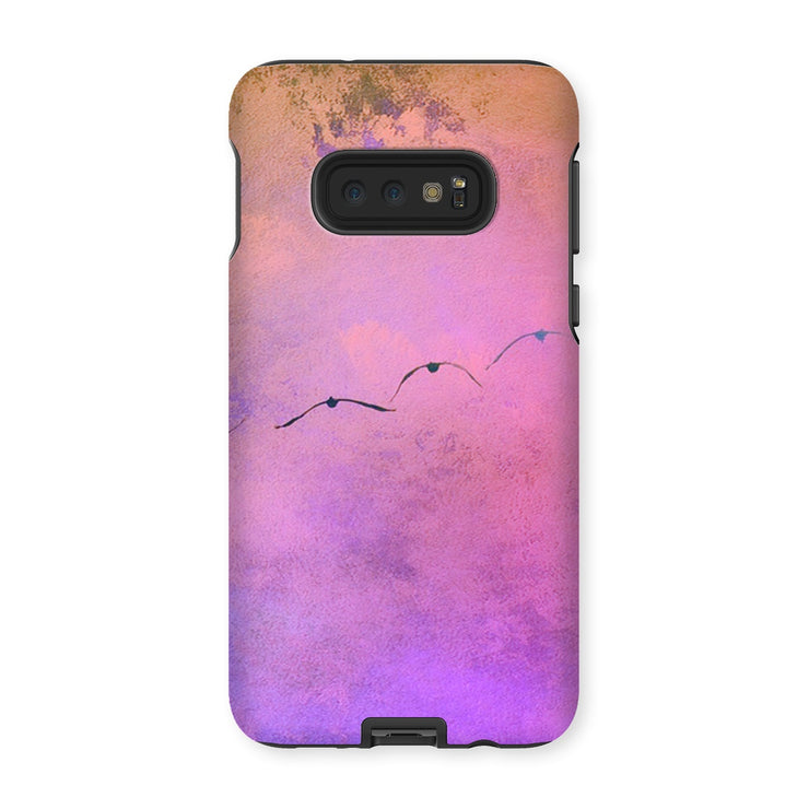 Pelicans in Flight A1 Tough Phone Case