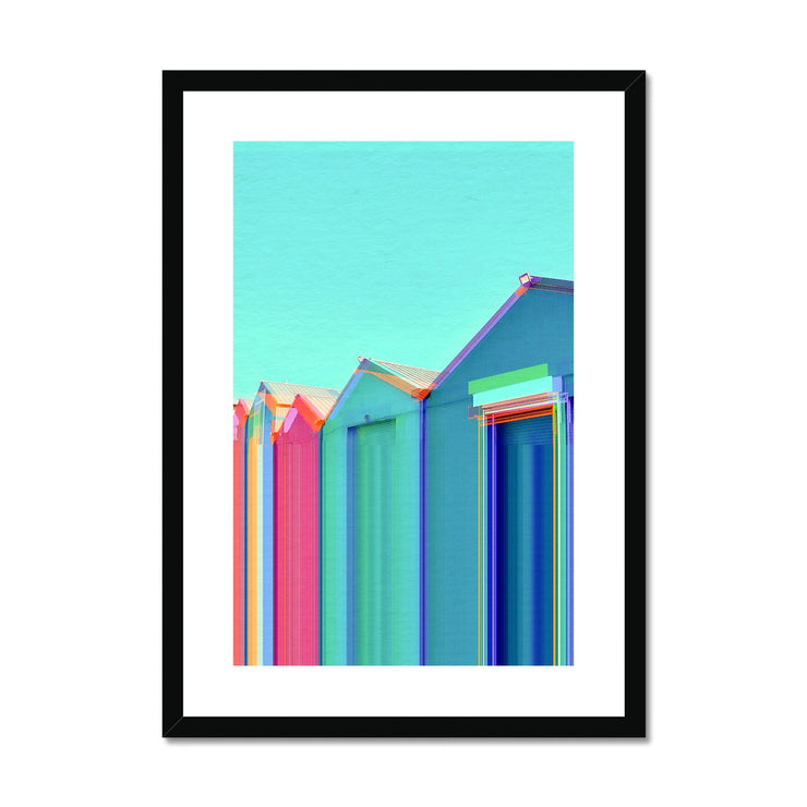 Buildings at Port Edgar B1 Framed & Mounted Print