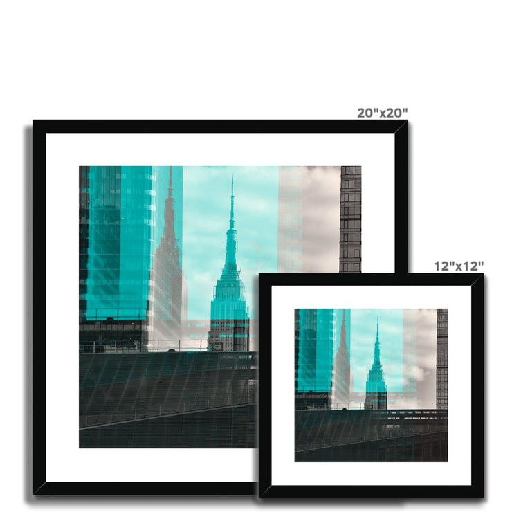 Empire State Building A3 Framed & Mounted Print