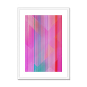 Stripes  and Shapes A2 Framed & Mounted Print