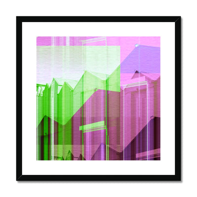 Buildings at Port Edgar A1 Framed & Mounted Print