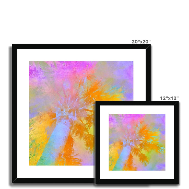 Palm Tree C2 Framed & Mounted Print