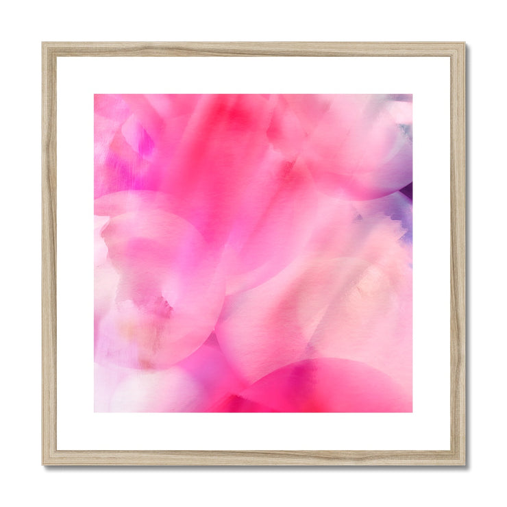 Flower Abstract A1 Framed & Mounted Print