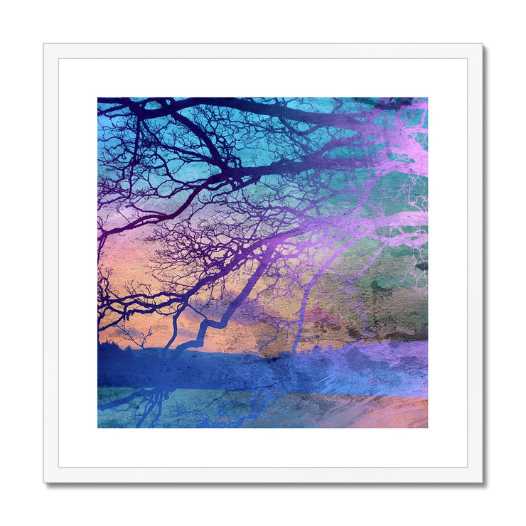 Trees on the Horizon A5 Framed & Mounted Print