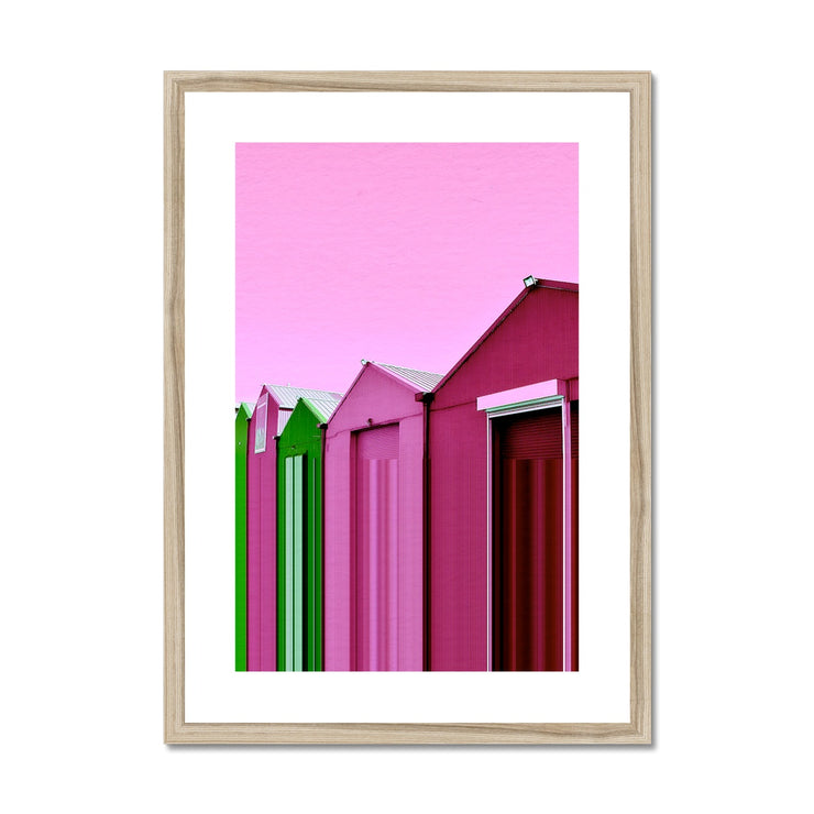 Buildings at Port Edgar B7 Framed & Mounted Print