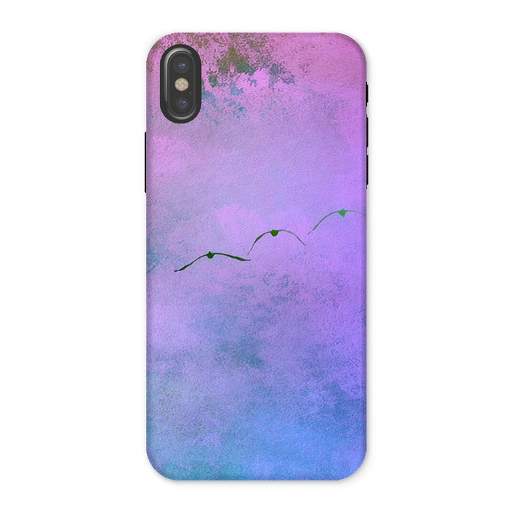 Pelicans in Flight A4 Tough Phone Case