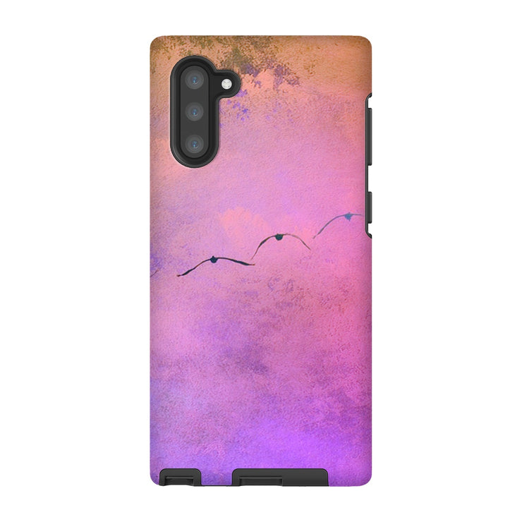 Pelicans in Flight A1 Tough Phone Case