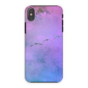 Pelicans in Flight A4 Tough Phone Case