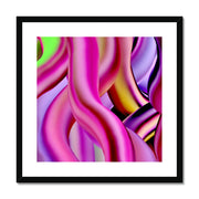 Candy Strips A4 Framed & Mounted Print