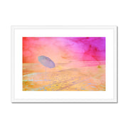 Parasol on Kure Beach A4 Framed & Mounted Print