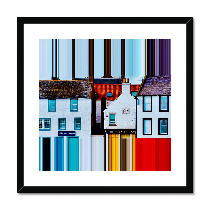 Anstruther Shorefront B2 Framed & Mounted Print