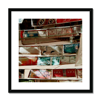 Recycled Cans A2 Framed & Mounted Print