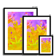 Leaves E1 Framed & Mounted Print