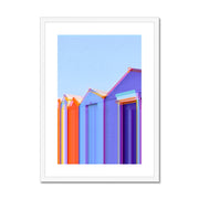 Buildings at Port Edgar B5 Framed & Mounted Print