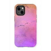 Pelicans in Flight A1 Tough Phone Case