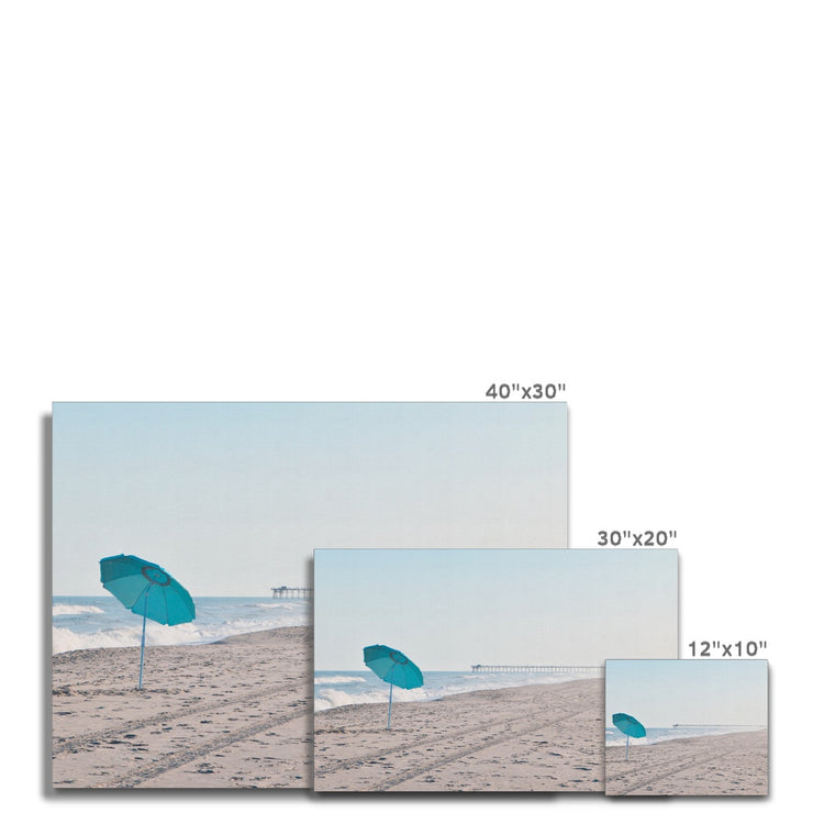 Parasol on Kure Beach B1 Canvas