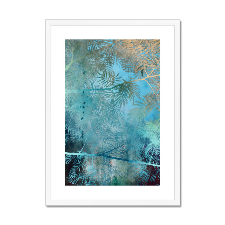 Albizia Tree A4 Framed & Mounted Print