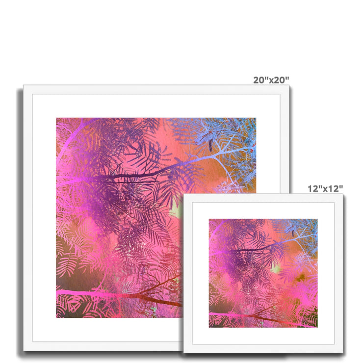 Albizia Tree A5 Framed & Mounted Print