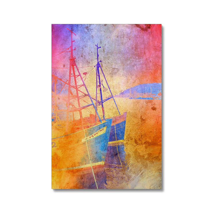 Fishing Boats A2 Canvas