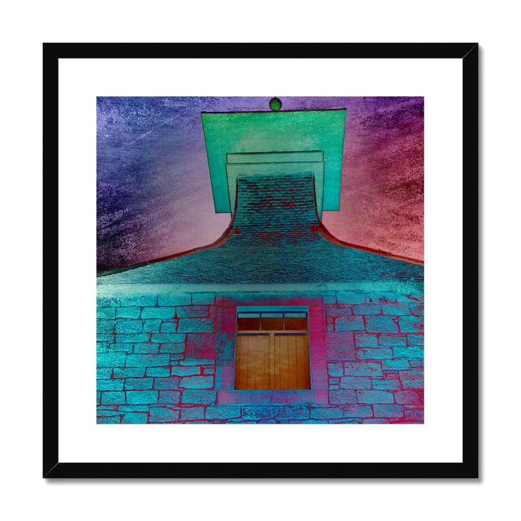 Pagoda Roof A8 Framed & Mounted Print