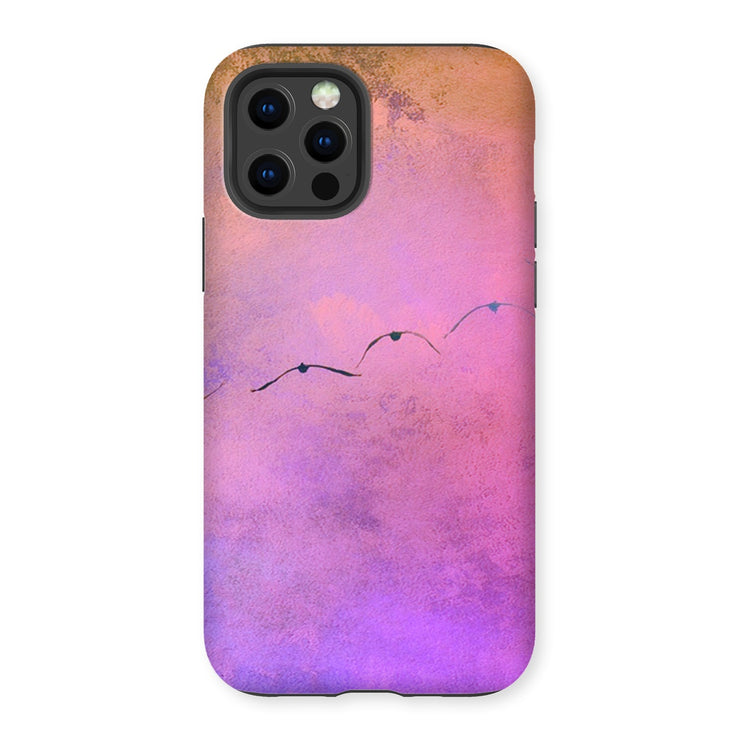 Pelicans in Flight A1 Tough Phone Case