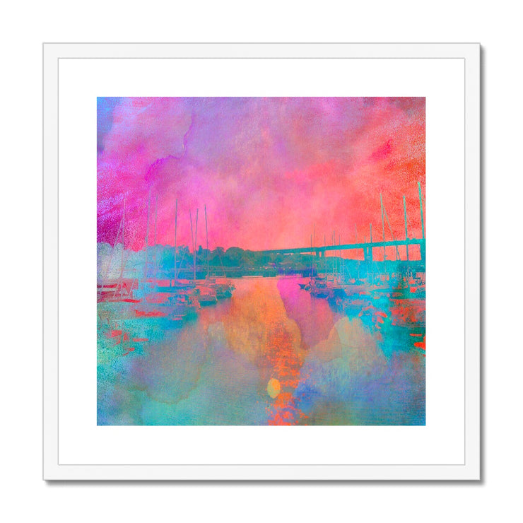 Port Edgar Marina A1 Framed & Mounted Print