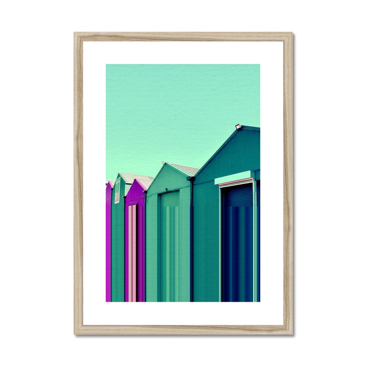 Buildings at Port Edgar B3 Framed & Mounted Print