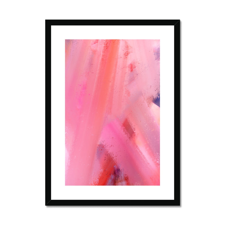 Brushstrokes B2 Framed & Mounted Print