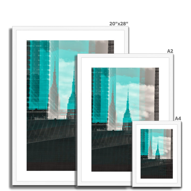 Empire State Building A3 Framed & Mounted Print