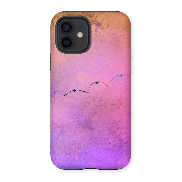 Pelicans in Flight A1 Tough Phone Case