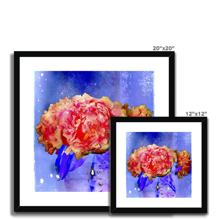 Peony D1 Framed & Mounted Print