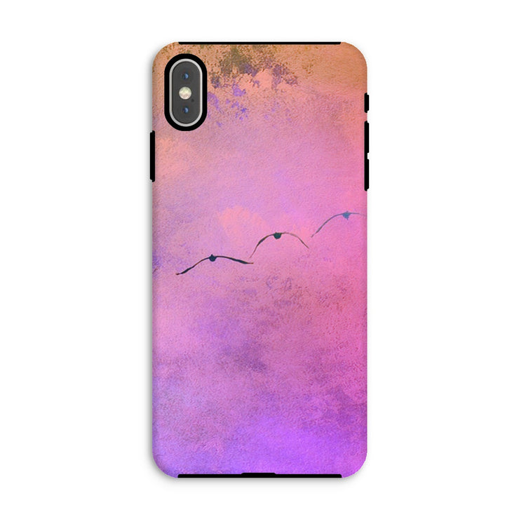 Pelicans in Flight A1 Tough Phone Case