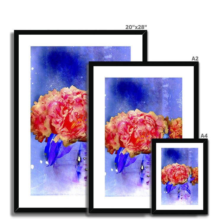 Peony D1 Framed & Mounted Print