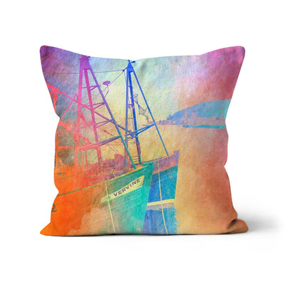 Fishing Boats A5 Cushion