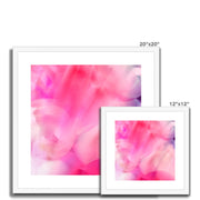 Flower Abstract A1 Framed & Mounted Print