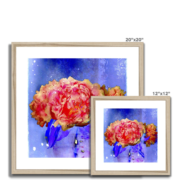 Peony D1 Framed & Mounted Print