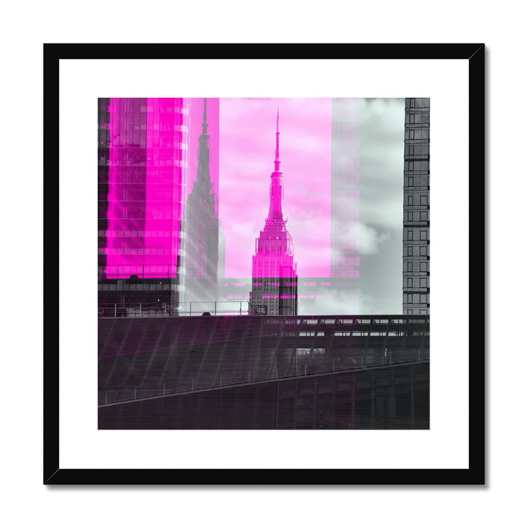 Empire State Building A7 Framed & Mounted Print