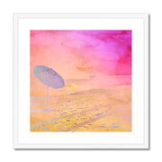 Parasol on Kure Beach A4 Framed & Mounted Print